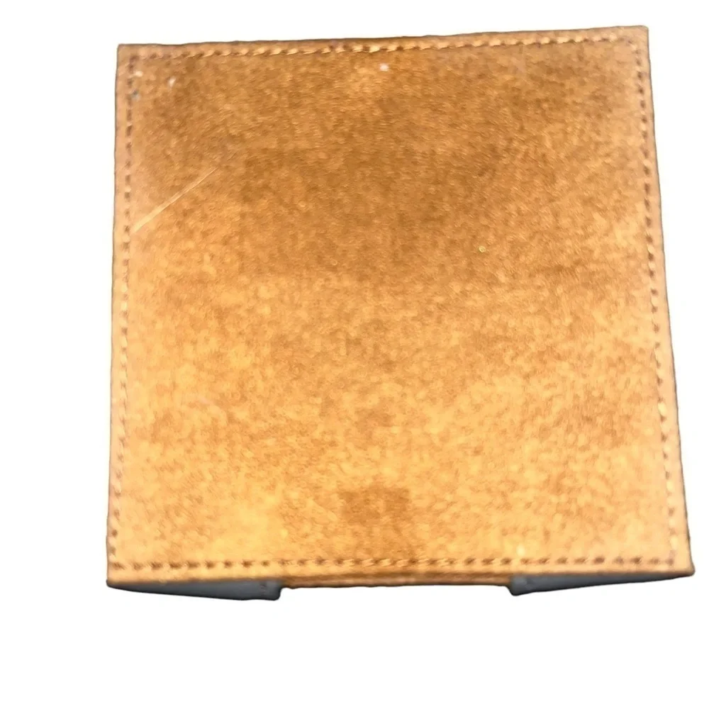 Neewollah Leather Coasters 6 Count